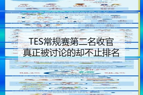TES常规赛第二名收官 真正被讨论的却不止排名